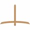 Ekena Millwork Bellingham Timber Gable Bracket, Western Red Cedar, 60"W x 40"H x 1 1/2"D x 3 1/2"F, 16/12 Pitch GBW060X40X0204BEL00SWR - alternate 1